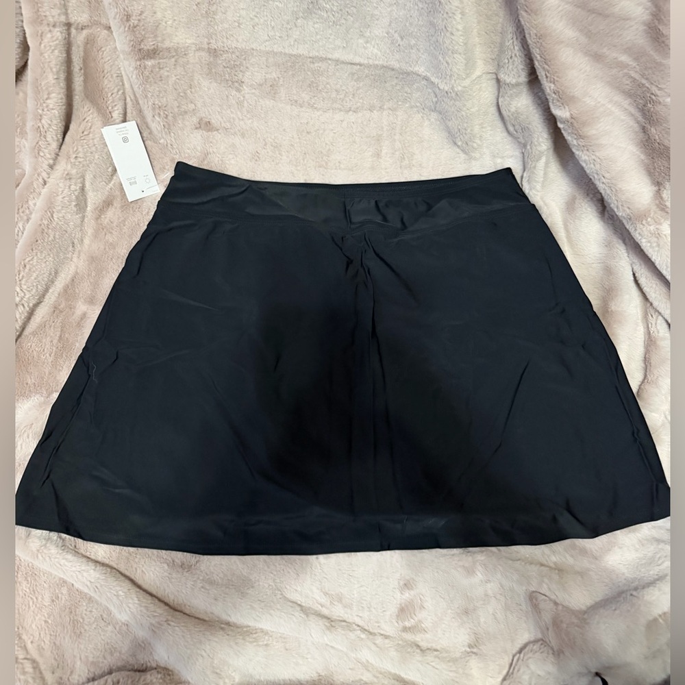 Black Women’s Swim Skirt Lands End - Picture 2 of 2